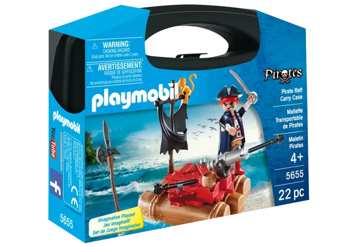 Playmobil 5655 - Βαλιτσάκι Πειρατής με σχεδία - BOX