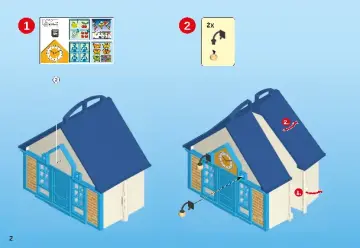 Building instructions Playmobil 5662 - Take Along School House (2)