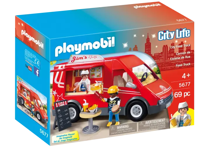 Playmobil 5677 - Αυτοκινούμενη καντίνα πόλης - BOX