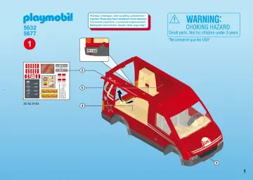 Bygganvisningar Playmobil 5677 - Matbil (1)