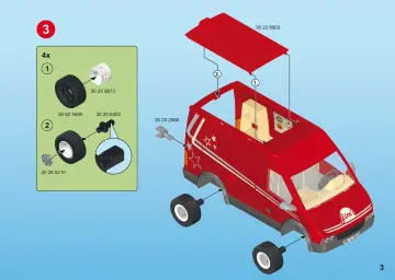 Οδηγίες συναρμολόγησης Playmobil 5677 - Αυτοκινούμενη καντίνα πόλης (3)