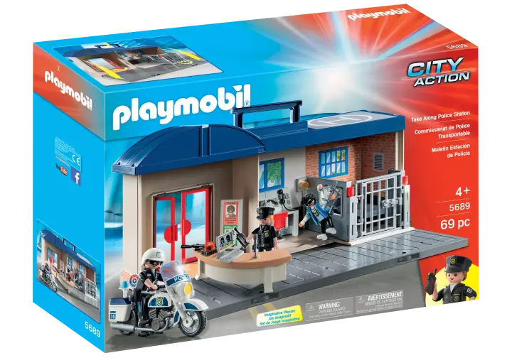 Playmobil 5689 - Esquadra de Polícia Maleta - BOX