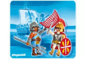 Playmobil 5817-A - Tribun und Gladiator