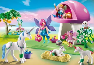 Playmobil 6055 - Fairies with Toadstool House