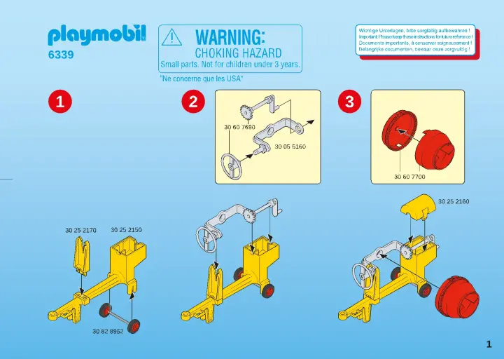 Manual de instruções Playmobil 6339 - 2 operários de construção (2)