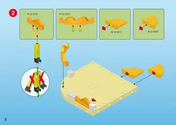 Manual de instruções Playmobil 6386 - Extensão Ginásio para Creche (2)