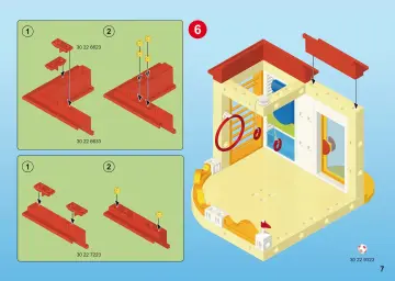 Bauanleitungen Playmobil 6386 - Anbau-Turnhalle für die KiTa (7)