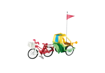 Playmobil 6388 - Bicicleta con Remolque para Niños