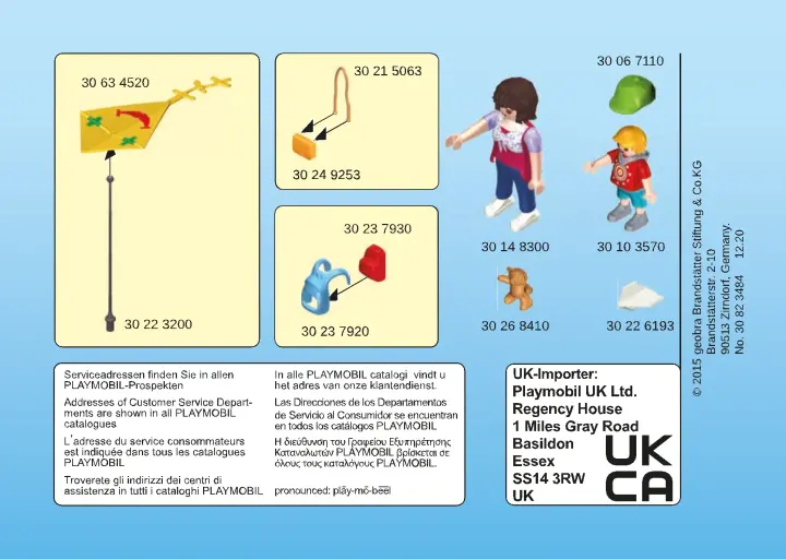 Instrukcje obsługi Playmobil 6439 - Opiekunka z dziećmi i wózkiem (1)
