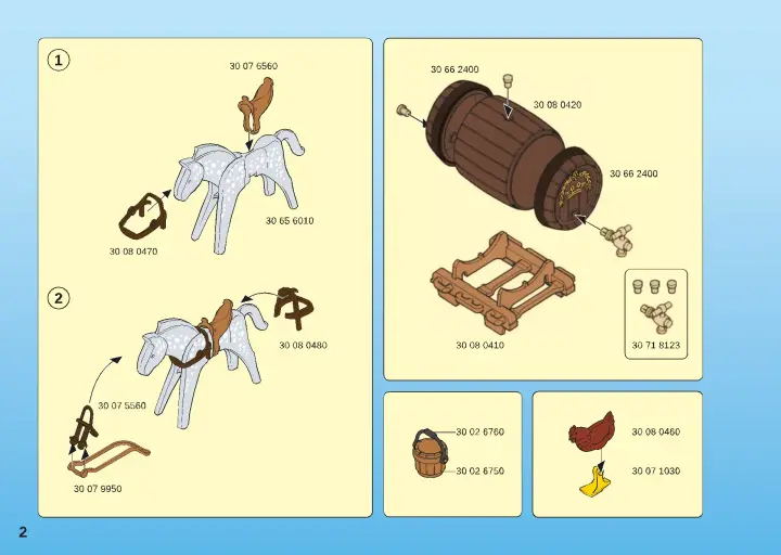 Manual de instruções Playmobil 6464 - Festa Medieval (2)