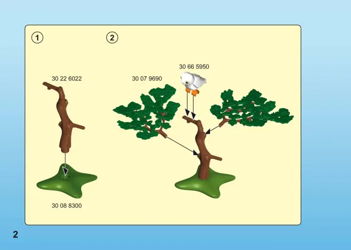 Building instructions Playmobil 6471 - Falconry (2)