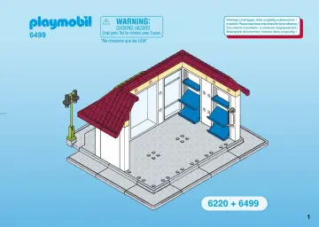 Bouwplannen Playmobil 6499 - Inrichting doe-het-zelfwinkel (1)