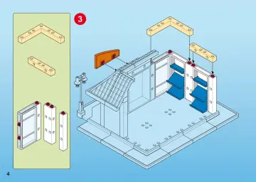 Összeszerelési útmutatók Playmobil 6499 - Hardware Store Furniture (4)