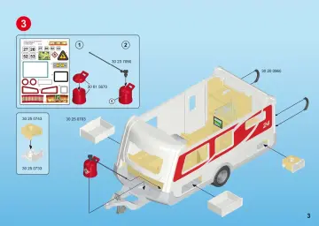 Bauanleitungen Playmobil 6513 - Wohnwagen (3)