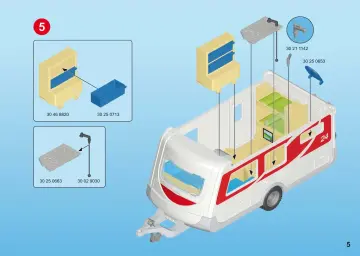 Instrukcje obsługi Playmobil 6513 - Przyczepa kempingowa (5)