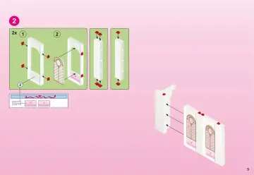 Building instructions Playmobil 6519 - Princess Castle Extension B (3)