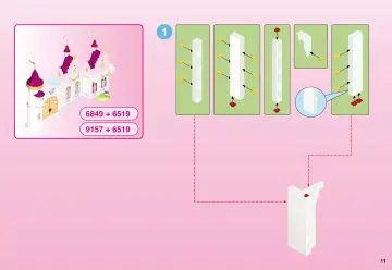 Building instructions Playmobil 6519 - Princess Castle Extension B (11)