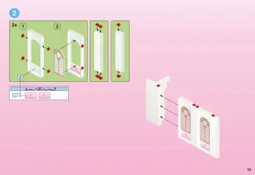 Building instructions Playmobil 6519 - Princess Castle Extension B (12)