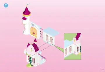 Building instructions Playmobil 6519 - Princess Castle Extension B (16)