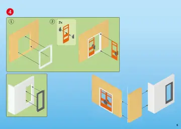 Manuales de instrucciones Playmobil 6554 - Extensión para la Casa Moderna (9266) (5)