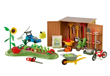 Playmobil 6558 - Abrigo para Ferramentas com Horta