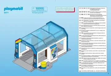 Bouwplannen Playmobil 6571 - Car wash (1)