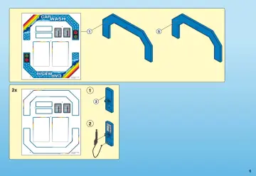 Notices de montage Playmobil 6571 - Box de lavage pour voiture (6)