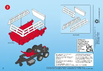 Manual de instruções Playmobil 6577 - Reboque para trator (1)