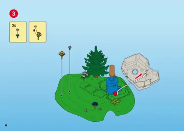 Manual de instruções Playmobil 6578 - Área de descanso para caminhantes (4)
