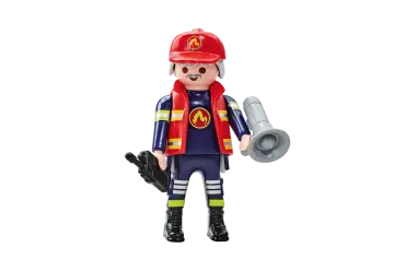 Playmobil 6585 - Capitano dei Pompieri della squadra blu