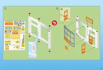 Bauanleitungen Playmobil 6657 - Kinderklinik mit Einrichtung (3)