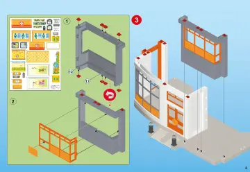 Bauanleitungen Playmobil 6657 - Kinderklinik mit Einrichtung (5)