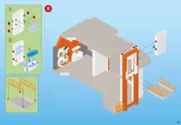 Bauanleitungen Playmobil 6657 - Kinderklinik mit Einrichtung (10)