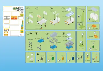 Bauanleitungen Playmobil 6657 - Kinderklinik mit Einrichtung (17)