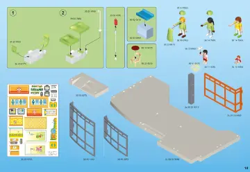 Bauanleitungen Playmobil 6657 - Kinderklinik mit Einrichtung (18)