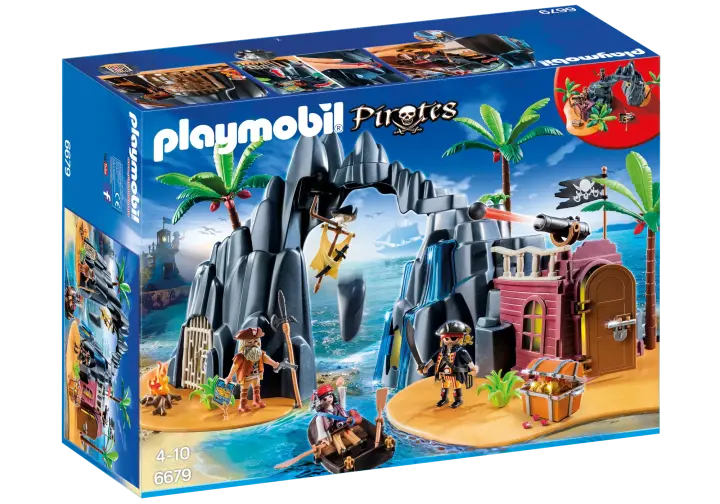 Playmobil 6679 - Piraten-Schatzinsel - BOX