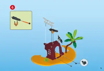 Manuales de instrucciones Playmobil 6679 - Isla del Tesoro Pirata (5)
