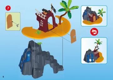 Manuales de instrucciones Playmobil 6679 - Isla del Tesoro Pirata (6)