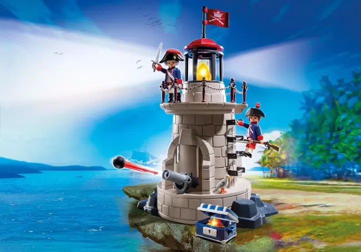 Playmobil 6680 - Soldatenturm mit Leuchtfeuer