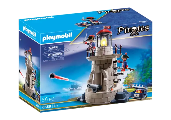 Playmobil 6680 - Faro con Soldados - BOX