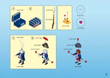 Manuales de instrucciones Playmobil 6680 - Faro con Soldados (9)