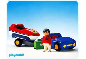 Playmobil 6706-A - bateau/remorque 1-2-3