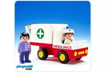 Playmobil 6708-A - Ambulance / 2 personnages