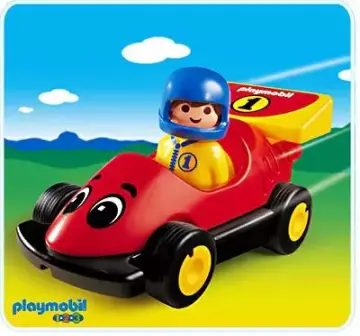 Playmobil 6718-A - Pilote / voiture de course 1.2.3