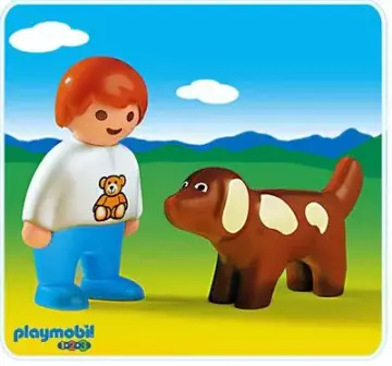 Playmobil 6727-A - Junge mit Hund