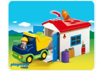 Playmobil 6759-A - LKW mit Sortiergarage