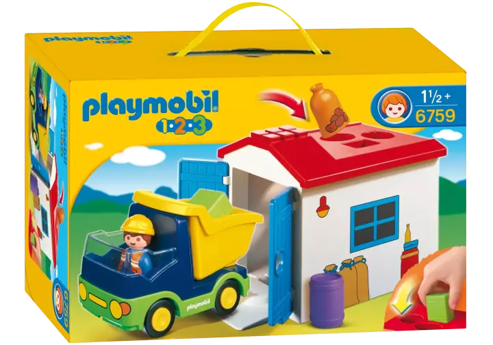 Playmobil 6759-A - Camion avec garage - BOX