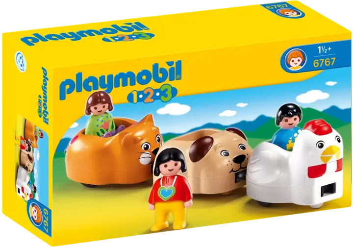 Playmobil 6767-A - Train des animaux - BOX