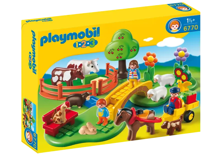 Playmobil 6770 - Prado con Animales. - BOX