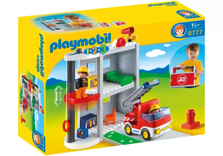 Playmobil 6777-A - Meine Mitnehm-Feuerwehrstation - BOX